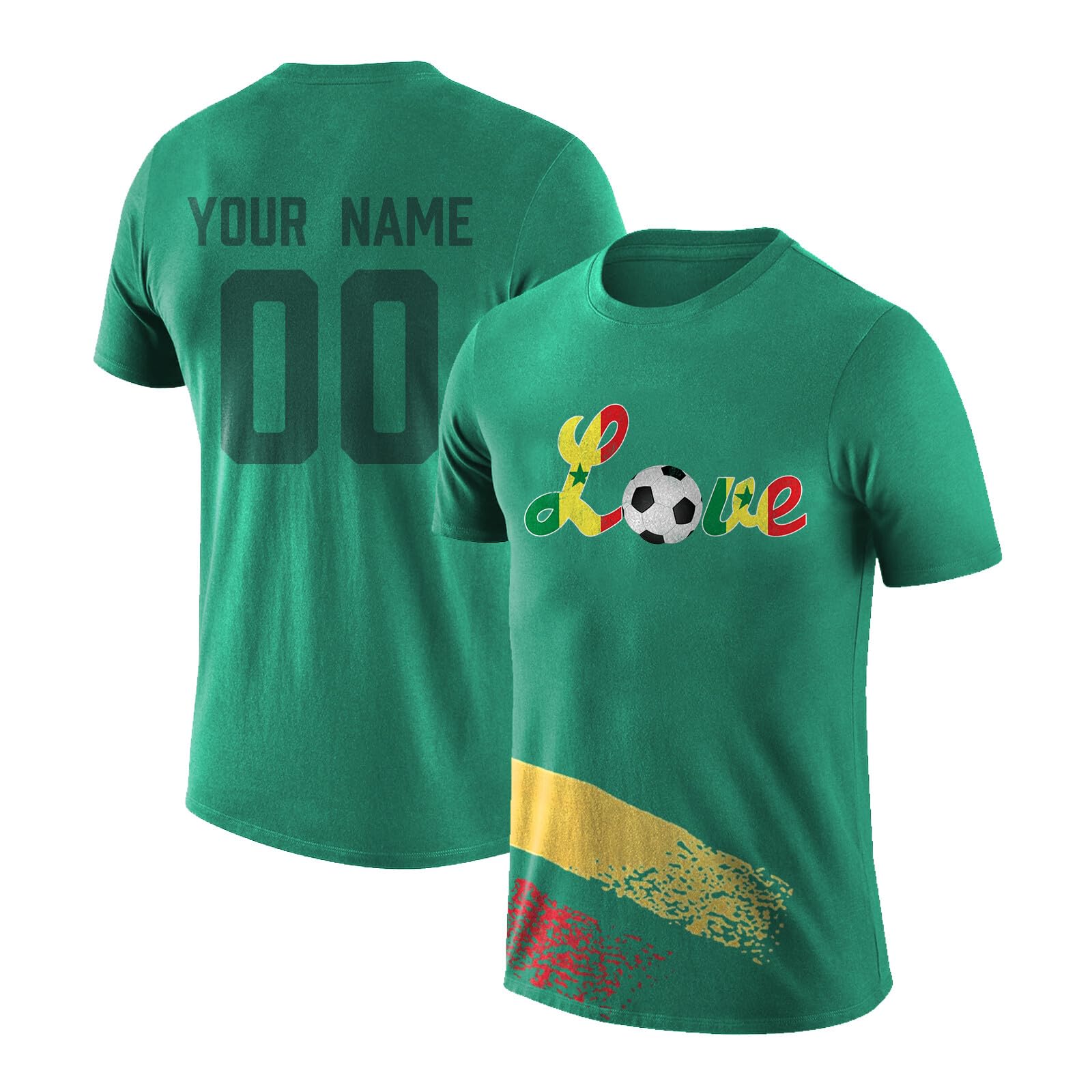 Soccer T Shirt Soccer National Teams Personalized Name Number Soccer T Shirt Fan Gifts for Men