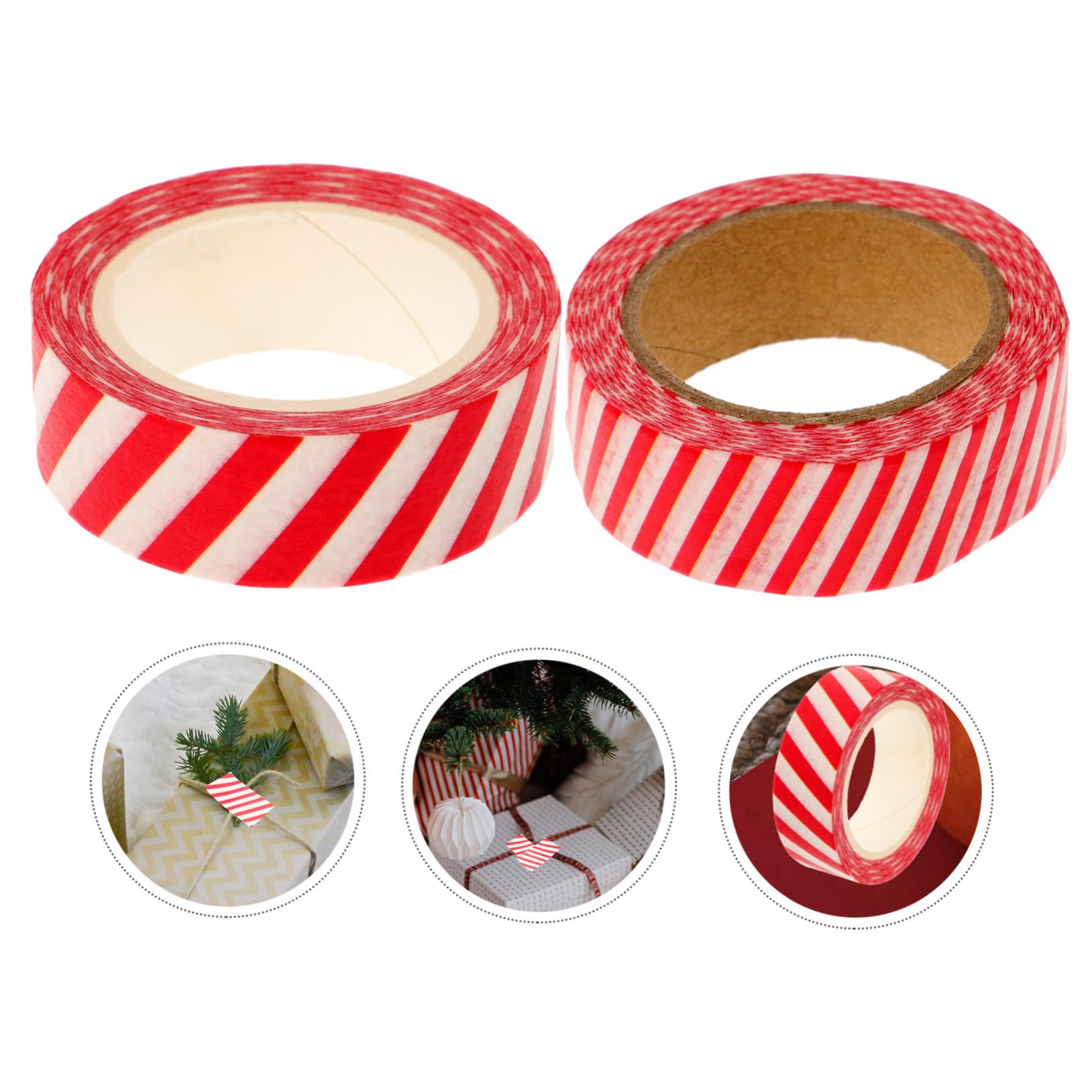 TEHAUX 60rollos Cinta Decorativa De Papel Washi Temática Navideña para Manualidades y Decoración De Fiestas para y Scrapbooking