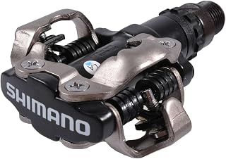 Shimano PD-M520L SPD Clipless MTB Pedals with Cleats - Durable Sport Performance
