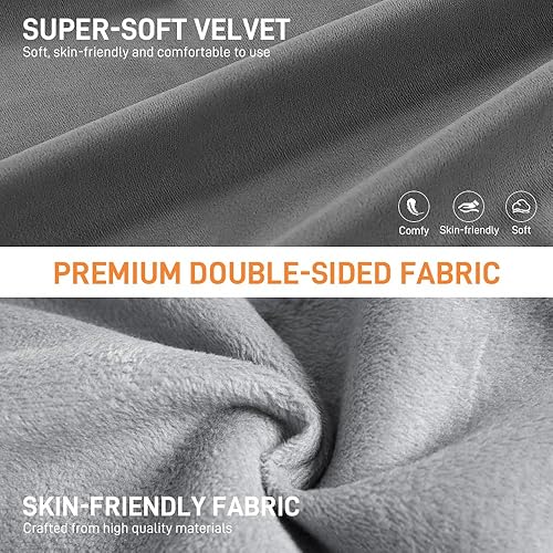 Miniatura 5 de Almohadilla térmica para microondas para cuello y hombros, envoltura térmica húmeda para microondas con peso para aliviar el dolor, tensión muscular