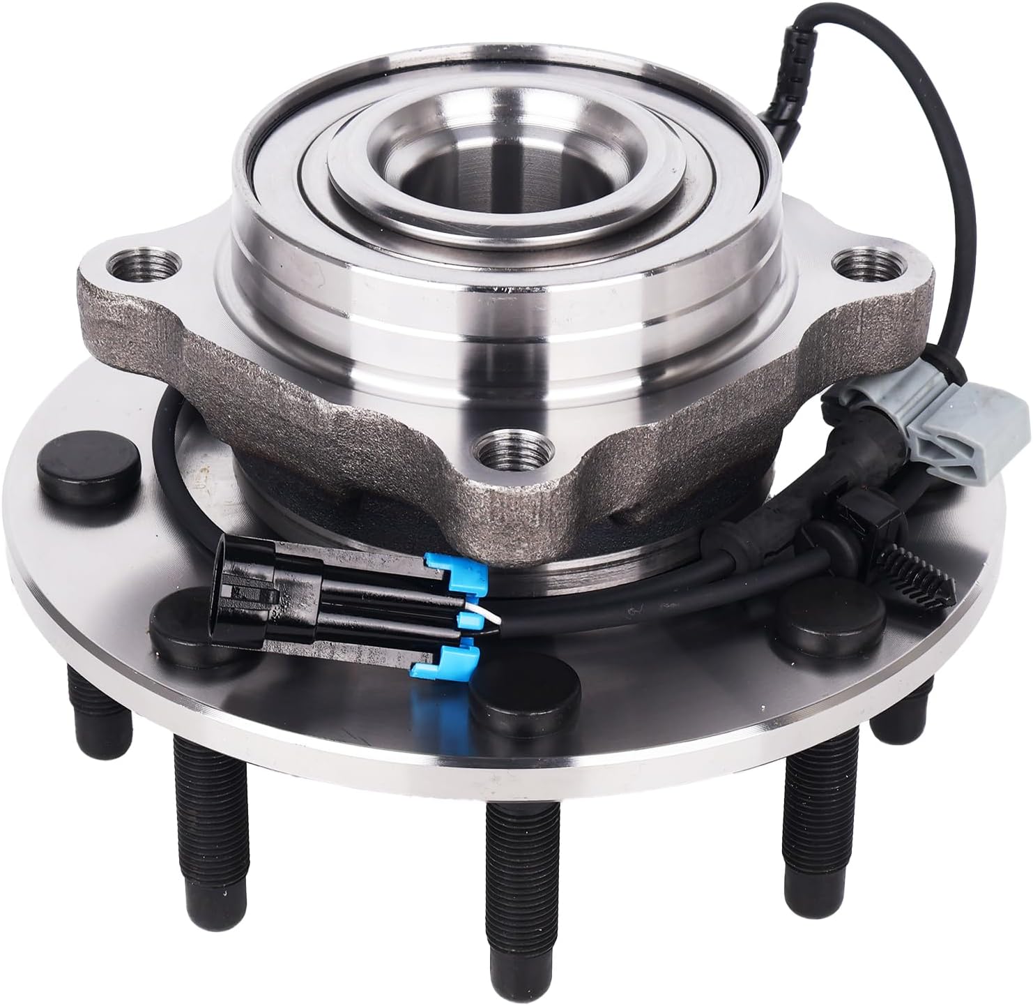 Autoround 515098 Front Wheel Bearing and Hub Assembly Fit for 2007-2013 Chevy Silverado Suburban 2500 3500 HD, GMC Sierra 2500HD 3500HD Yukon XL 2500, Hummer H2, 8 Lug w/ABS