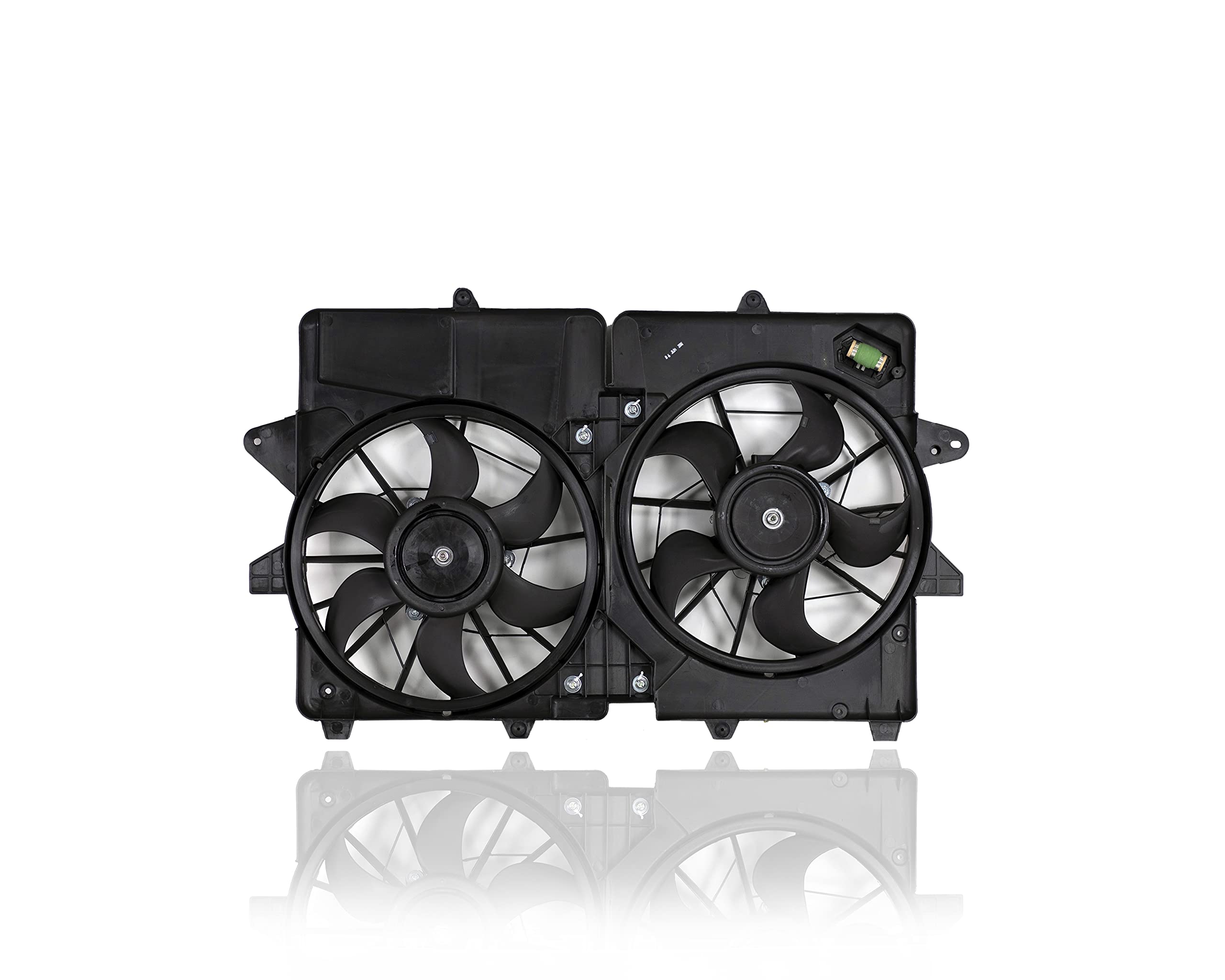 Amazon.com: Dual Radiator and Condenser Fan Assembly - Cooling Direct  Compatible/Replacement for FO3115185 05-07 Ford Escape HEV, 06-07 Mariner  HEV, 08-12 Escape Hybrid, 08-11 Mariner Hybrid : Automotive