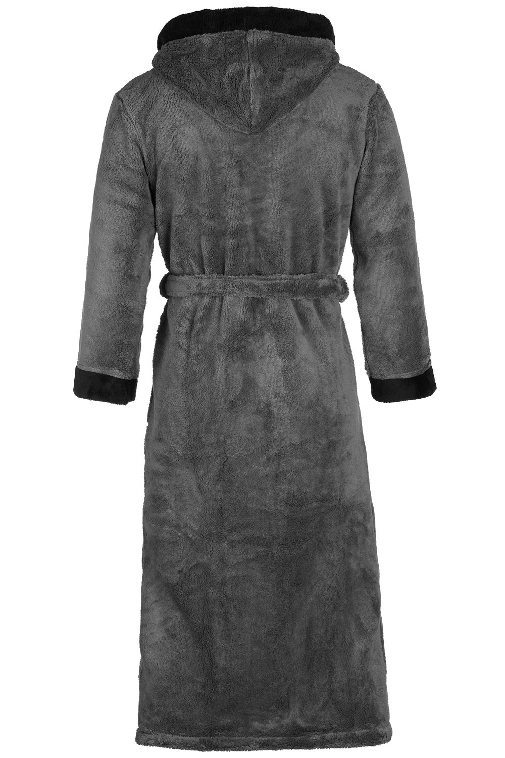 Di Vadini Peignoir Prato à capuche unisexe pour homme et femme - Vêtement de nuit en microfibre élégante - Kimono avec couleur et taille au choix XXS - 5XL I Bath-Robe Öko-Tex Standard 100