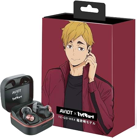 Amazon.com: AVIOT TE-Q3-HK Haikyu Collaboration Wireless Earbuds
