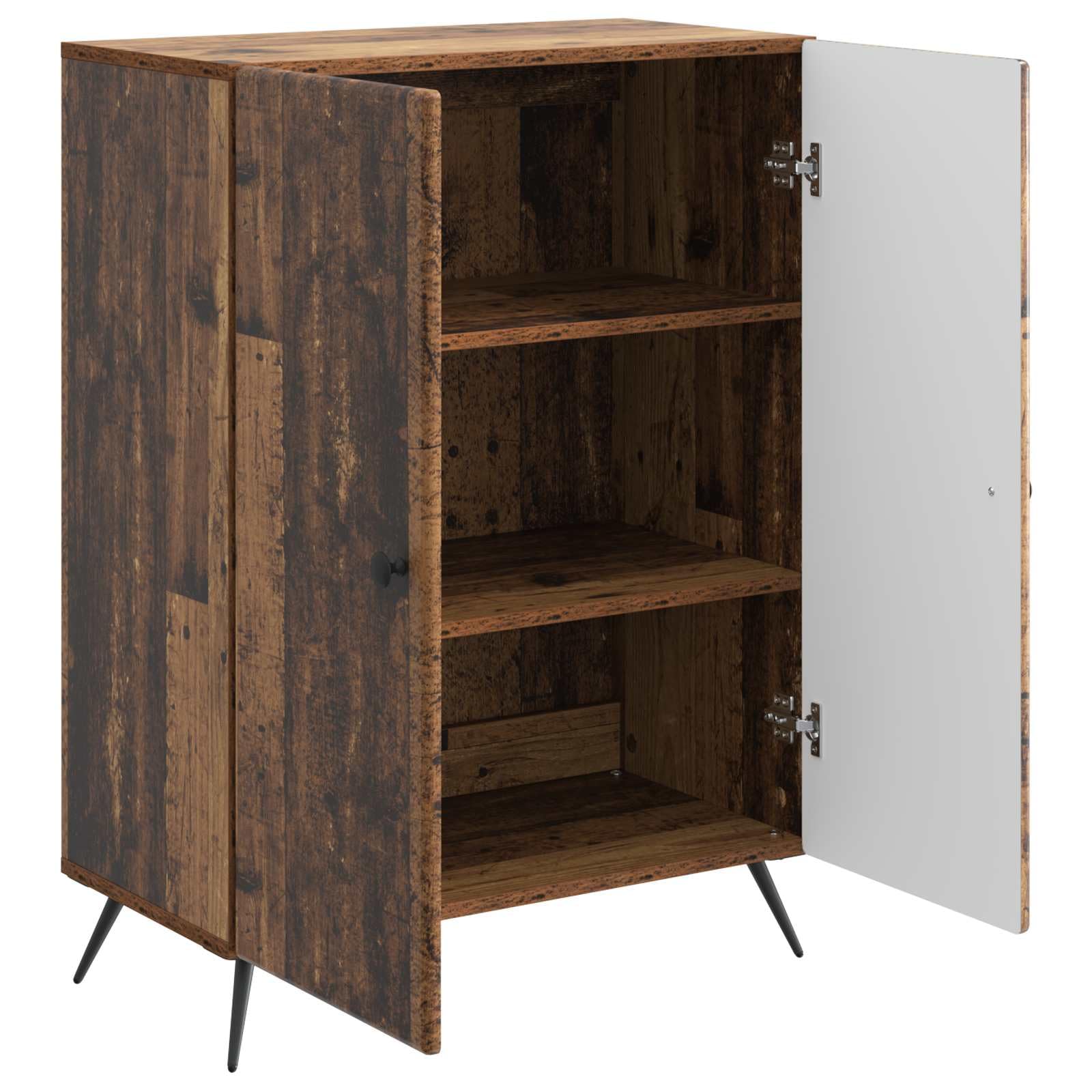 Credenza in legno anticato, 66 x 34,5 x 90 cm, in legno