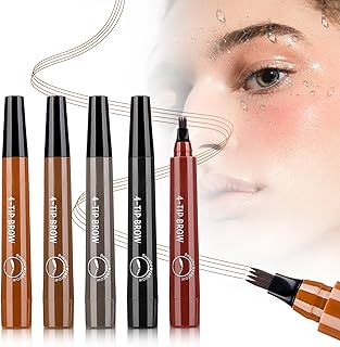 Lápiz de cejas mágico 4 en 1, lápiz de cejas ...