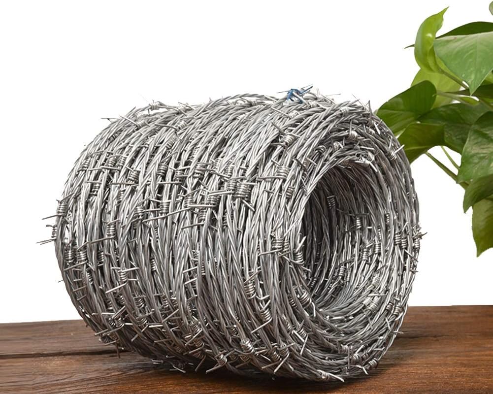 Filo spinato zincato 1,8mm, rotolo 20m, anti-ruggine