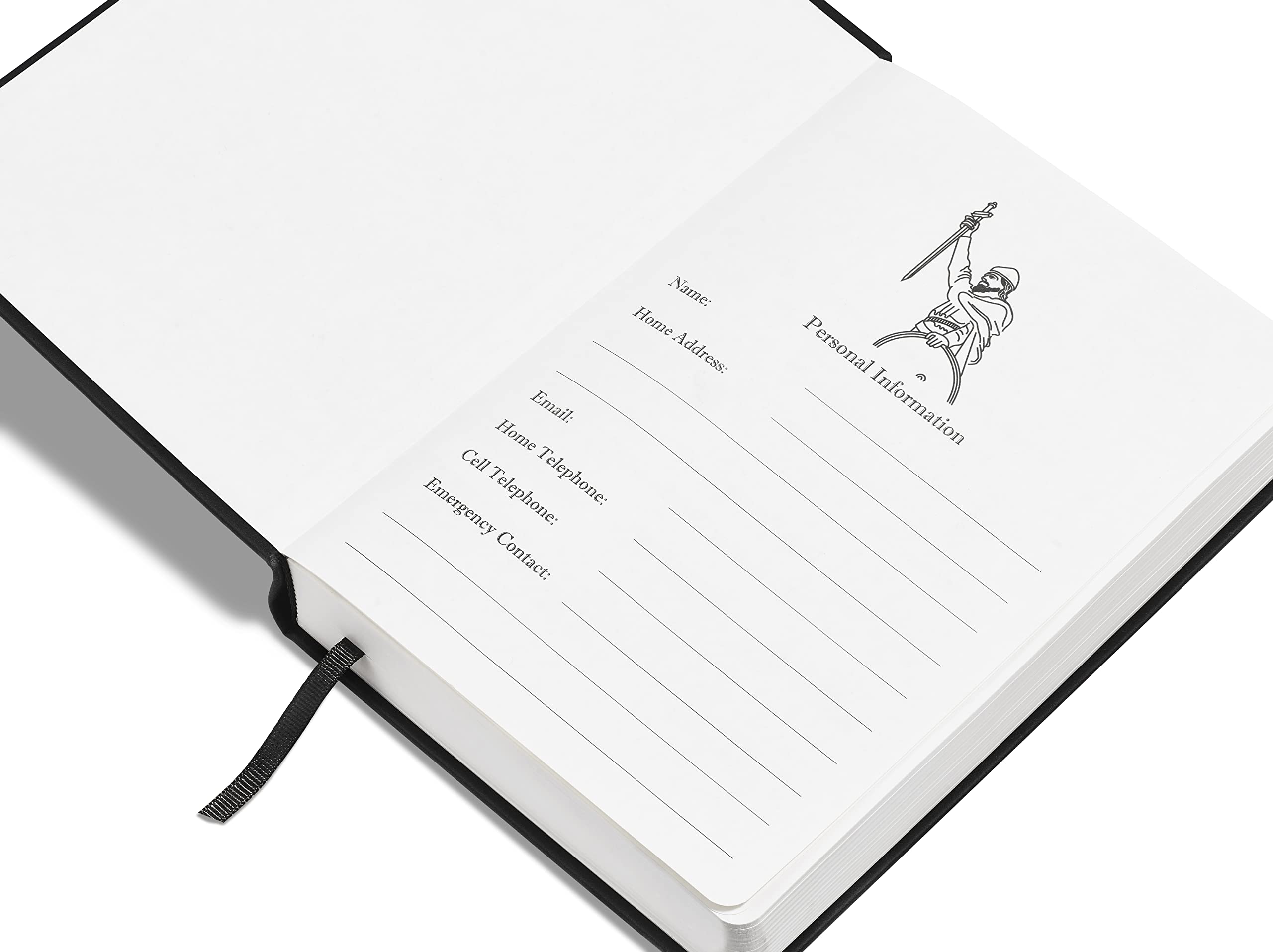 Wykeham's Executive 2023-2024 Academic Year Daily Journal Planner - July 2023 to June 2024 (Black, 8.5"×5.5")