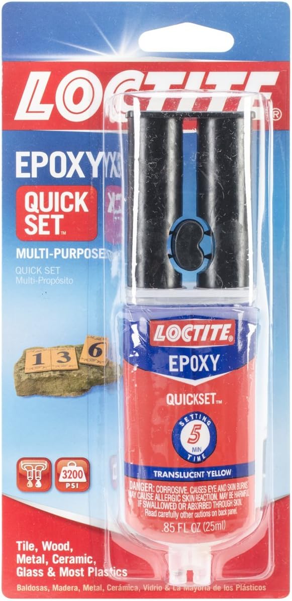 Epoxy Adhesive/Sealant - Loctite Quick Set Epoxy (.85 oz. Syringe)