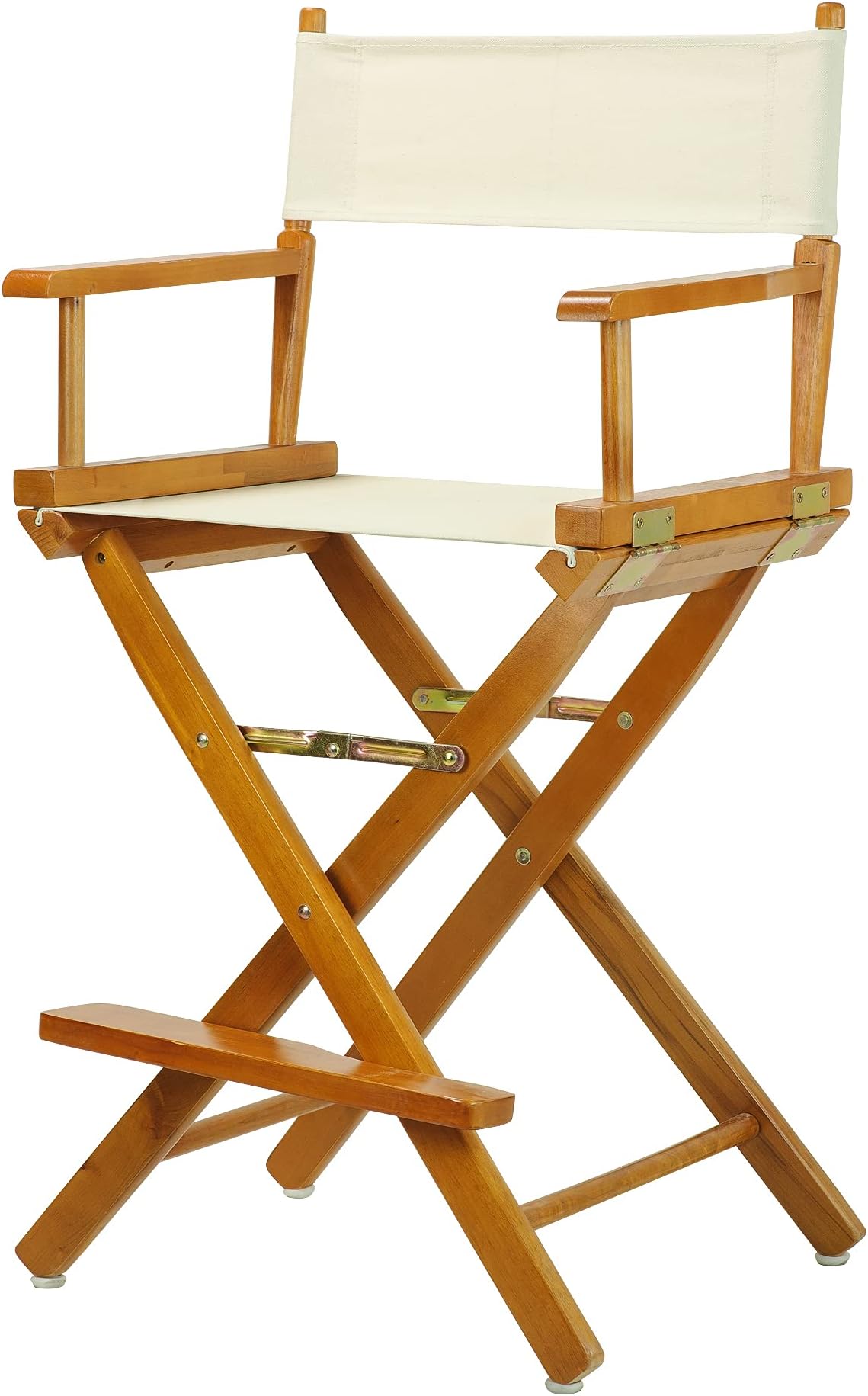 24" Director's Chair Honey Oak Frame-Natural/Wheat Canvas