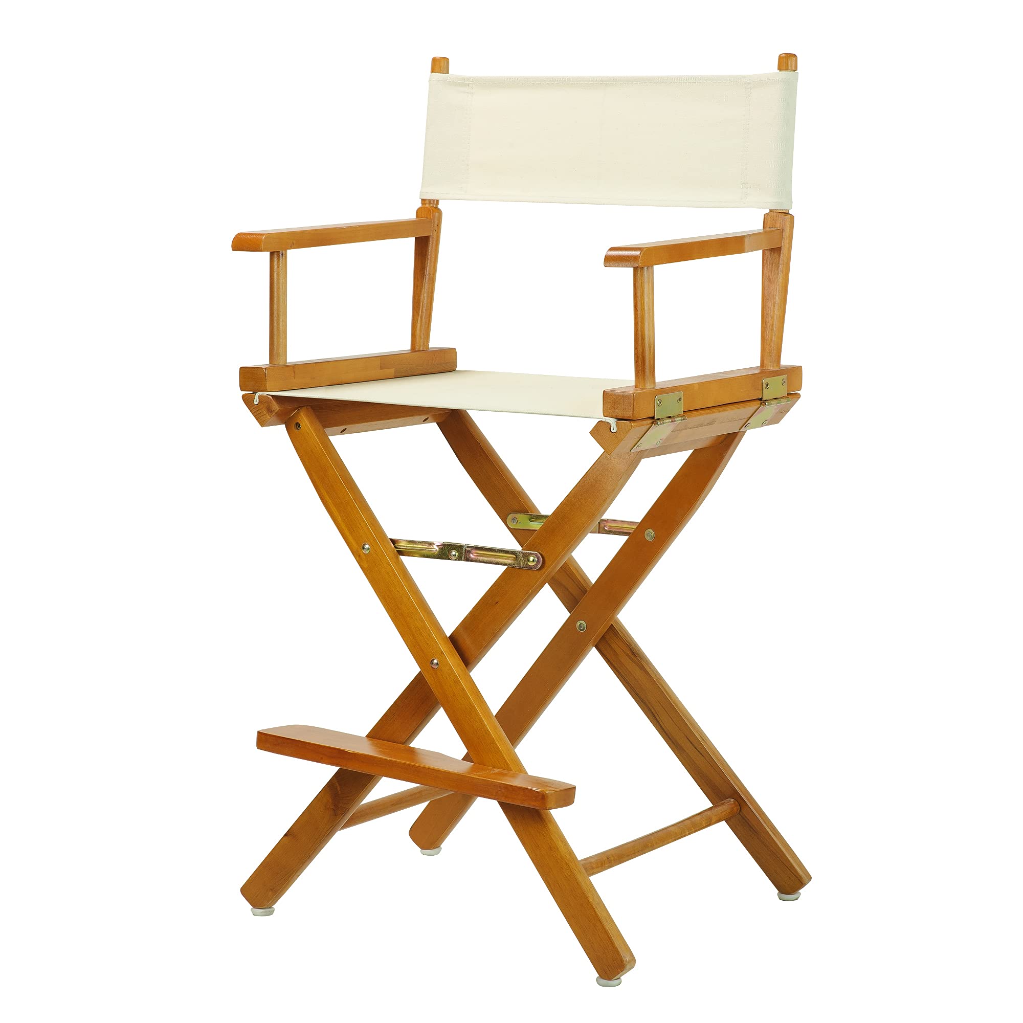 24" Director's Chair Honey Oak Frame-Natural/Wheat Canvas