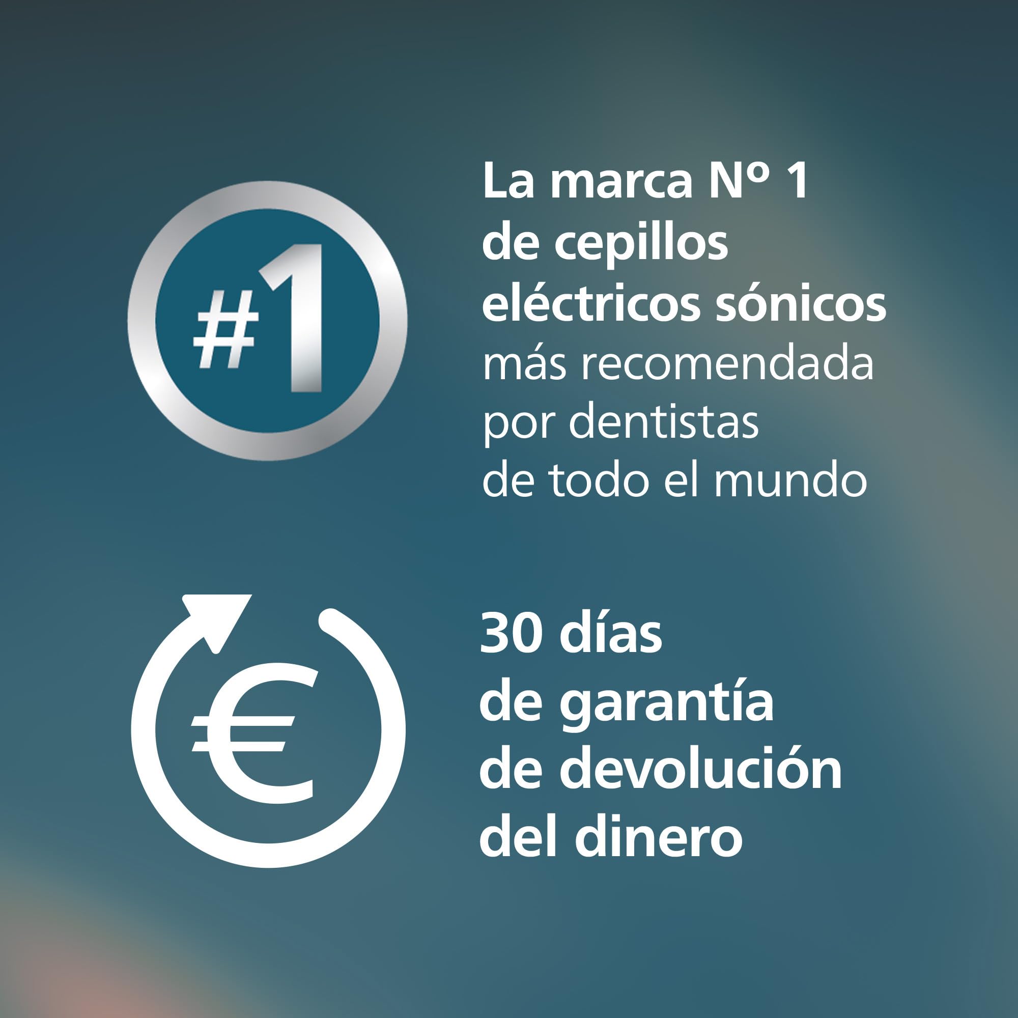 Philips Sonicare 7100 cepillo dental eléctrico, sónico con 4 modos de cepillado y 3 niveles de intensidad, EasyStart, negro, paquete de 2, modelo HX7429/03 [Nueva Tecnología]