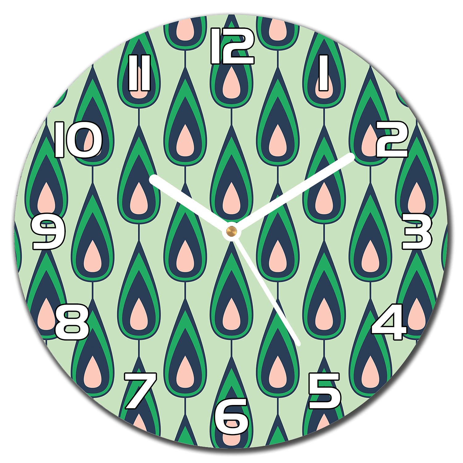 Horloge murale en verre de sécurité Coloray 30cm au design vintage