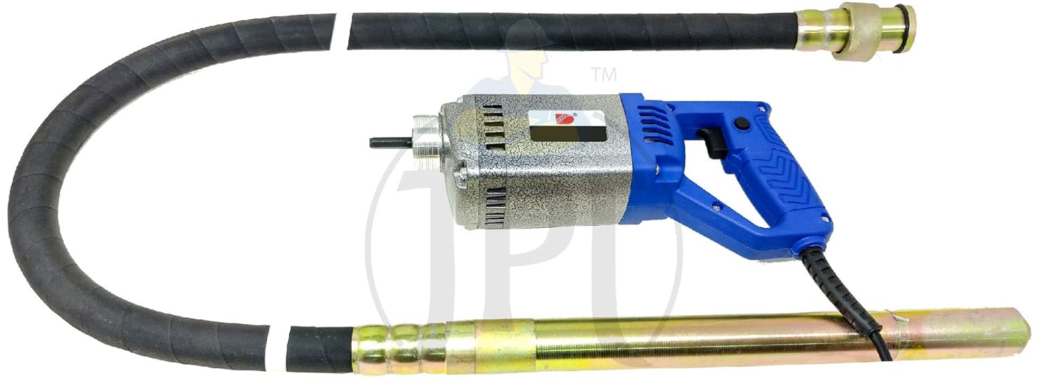 JPT 1250W Heavy Duty Concrete Needle Vibrator, 13000 Vibrations per