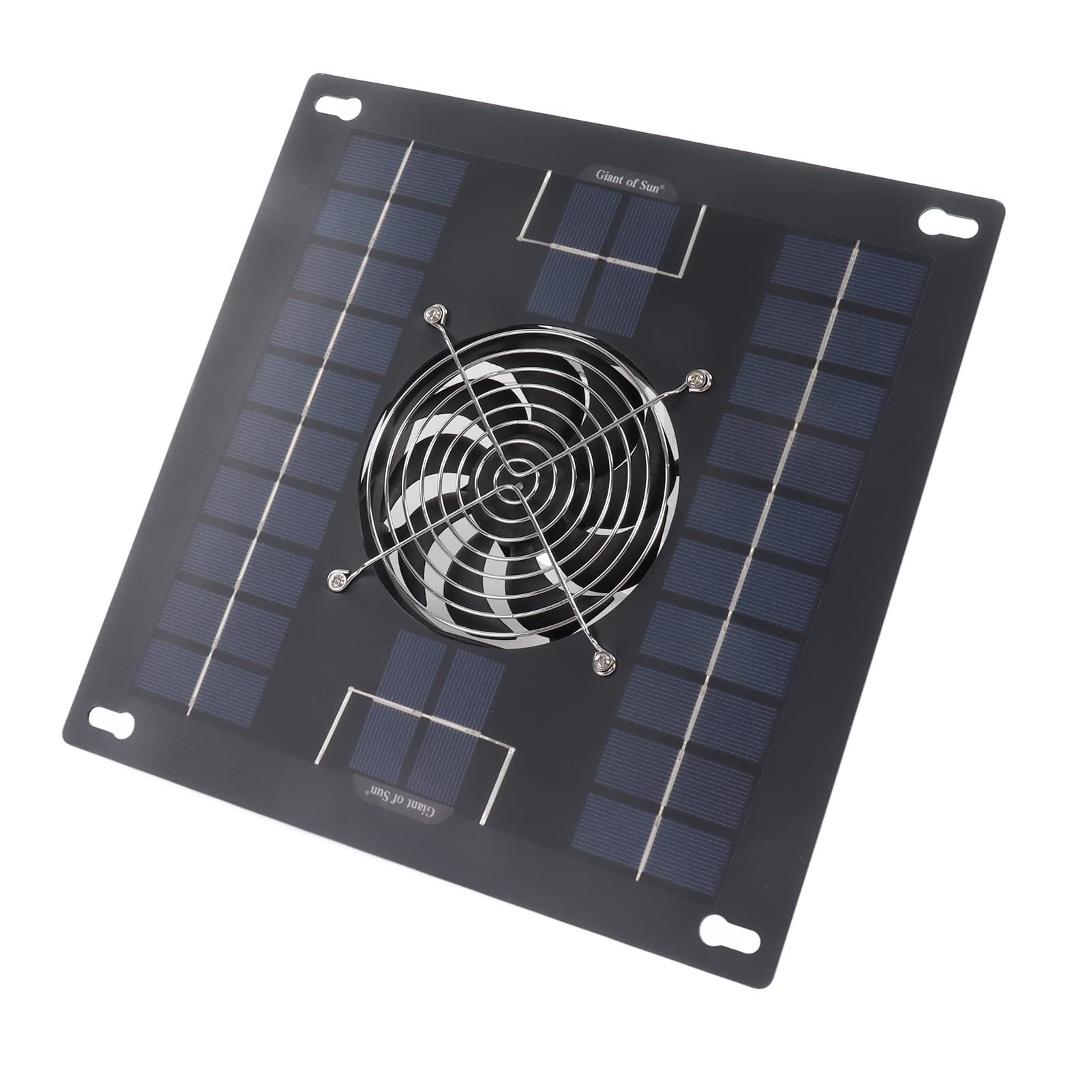 Qcwwy Set di Ventole di Scarico a Pannello Monocristallino Ad Energia Solare per Serre, Capannoni, Pollai, Ventola Solare a Basso Rumore per Raffreddamento e Ventilazione, Ventola a