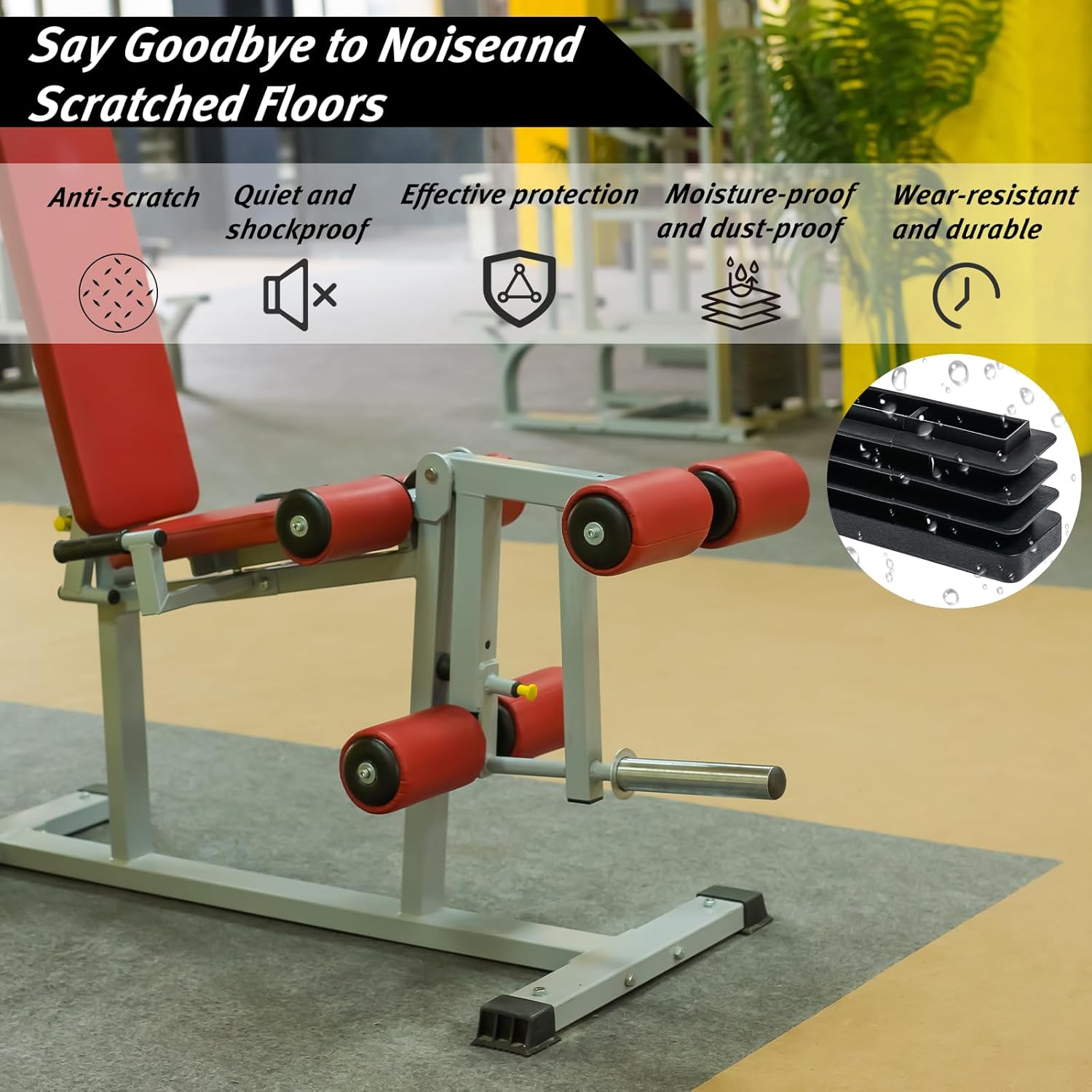 20 Pieces Rectangle Chair Leg Caps, Plastic Caps and Plugs Black Anti-Slip Rectangular Tube Hole Plastic Cap Rectangle Pipe Plug Insert Cap for Tables Fences Chairs Metal Pipes Columns Bookshelves