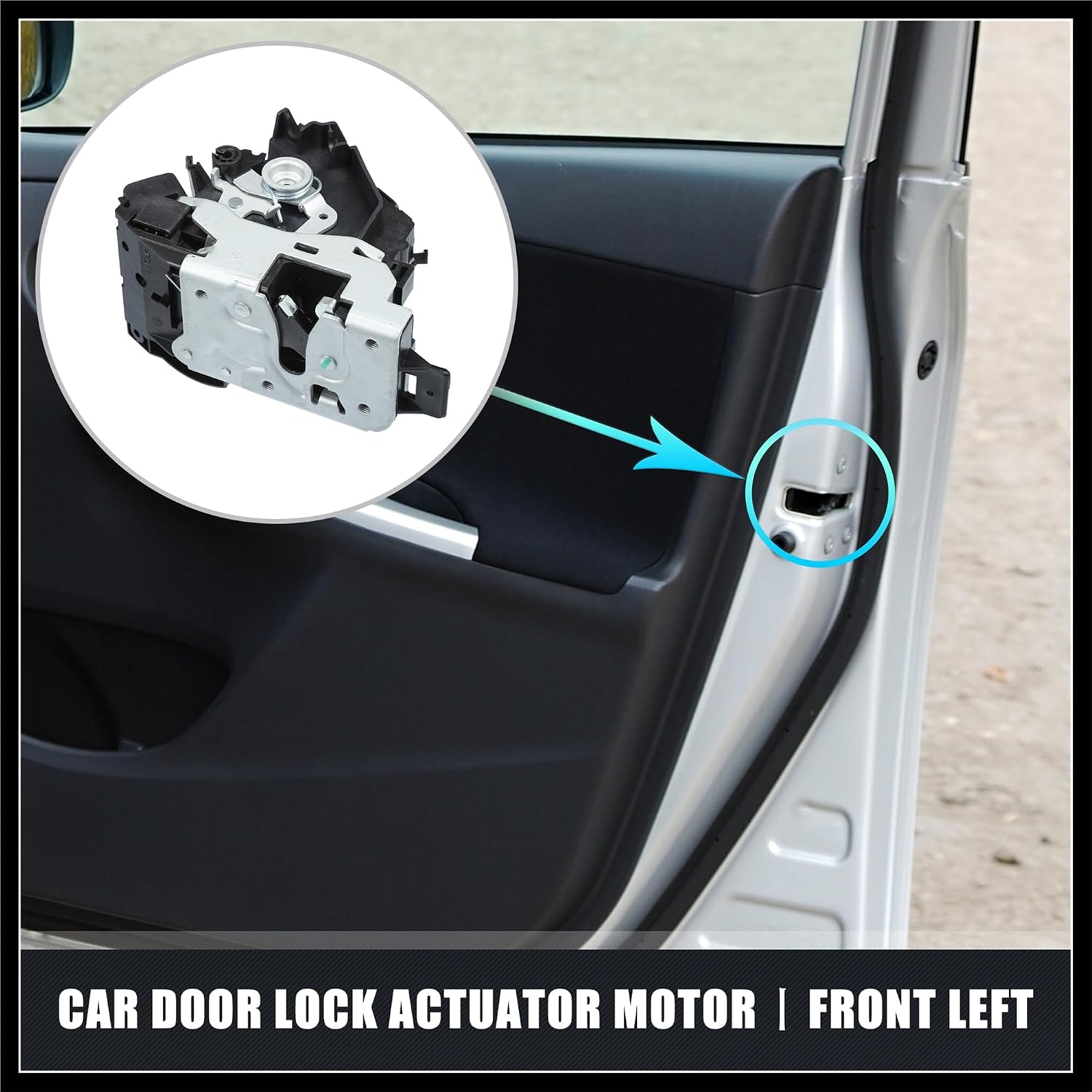 Front Right Side Power Door Lock Actuator Motor for Ford Focus 2002-2007 for Mercury Cougar 1999-2002 Durable Material