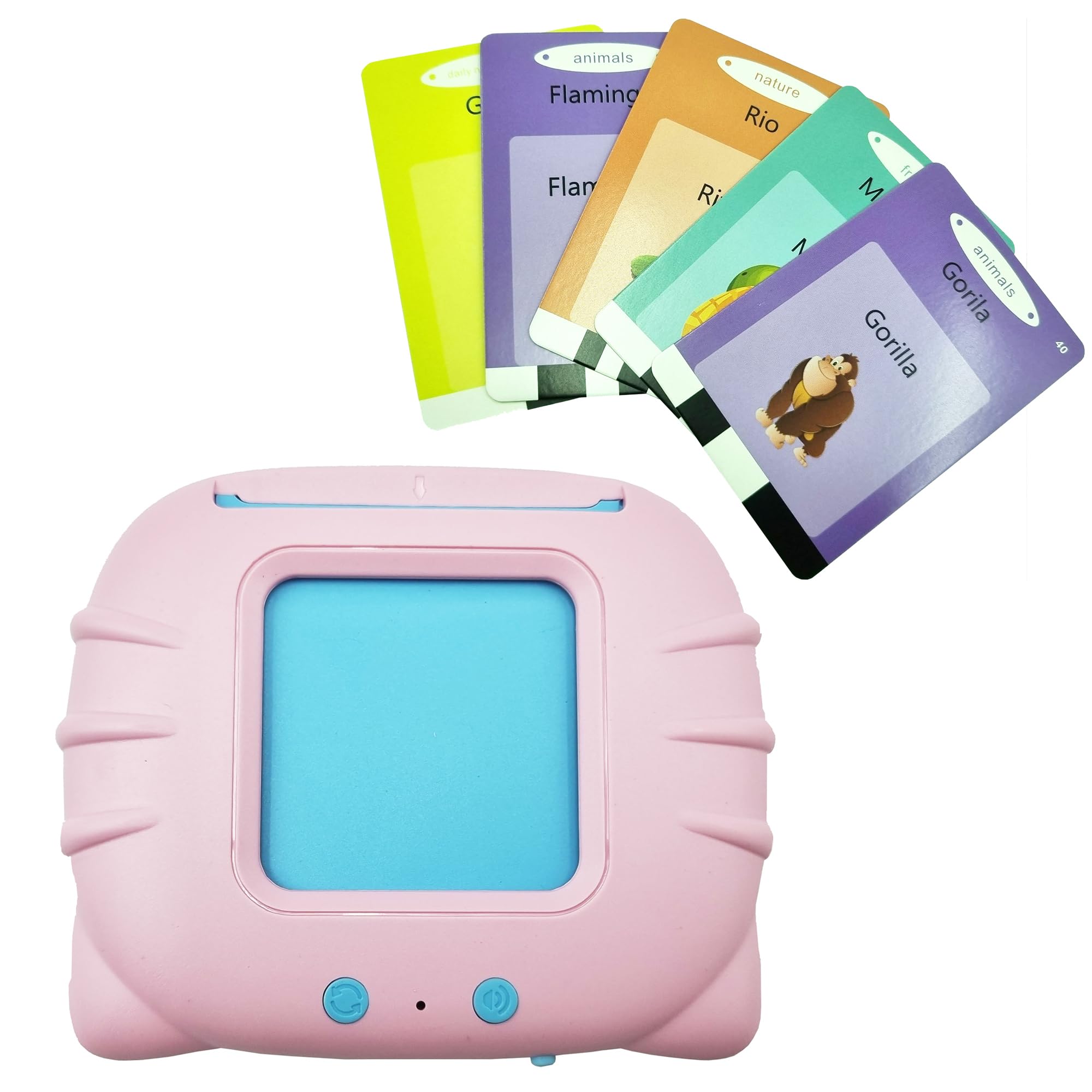 Brinquedo Card Infantil Cartão Fala Inglês Português Apraxia