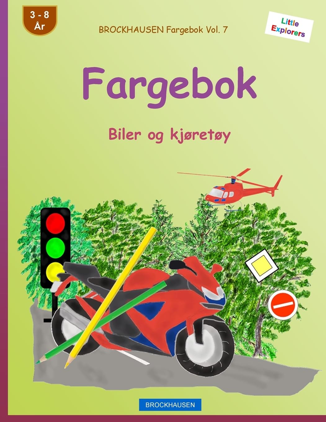 BROCKHAUSEN Fargebok Vol. 7 - Fargebok: Biler og kjøretøy: Volume 7 (Little Explorers)