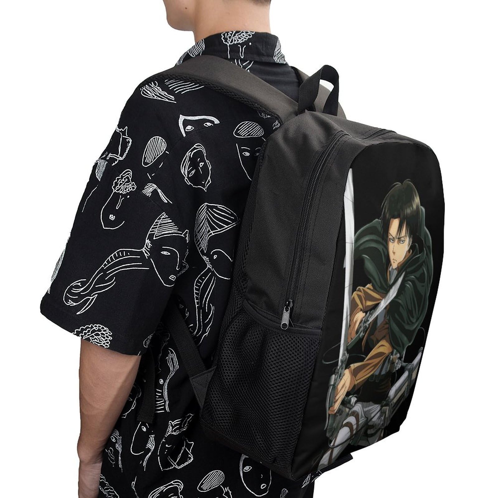 Amazon.co.jp: リュックサック 進撃の巨人 リヴァイ バックパック