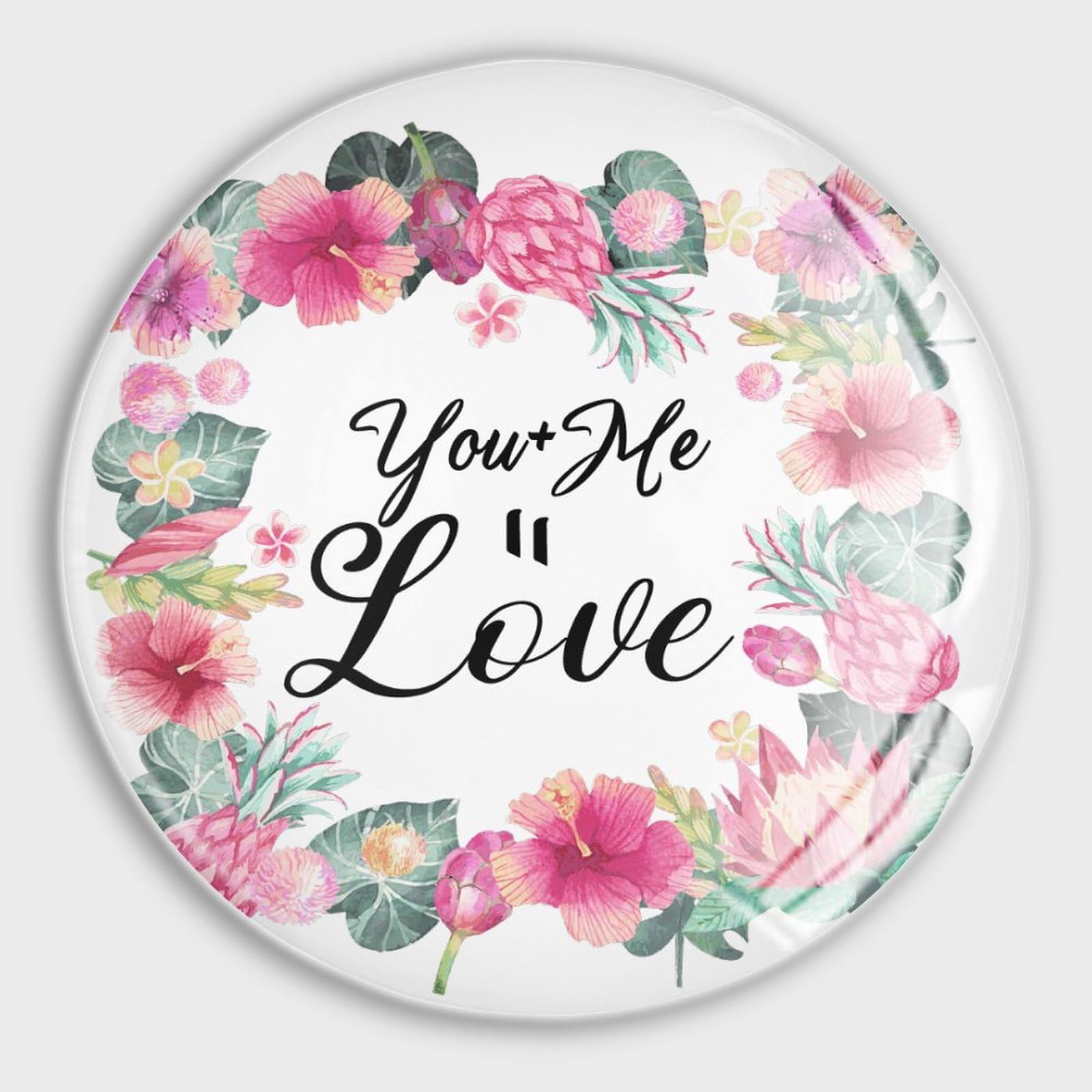 Imanes de oficina y cocina para sujetar notas con firmeza, pack de 4 imanes con diseño floral