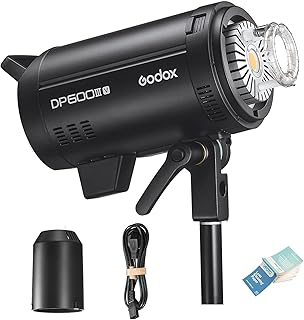 فلاش ستوديو احترافي DP600IIIV بقدرة 600 وات لحفلات الزفاف والبورتريه والأزياء وتصوير المنتجات من جودوكس