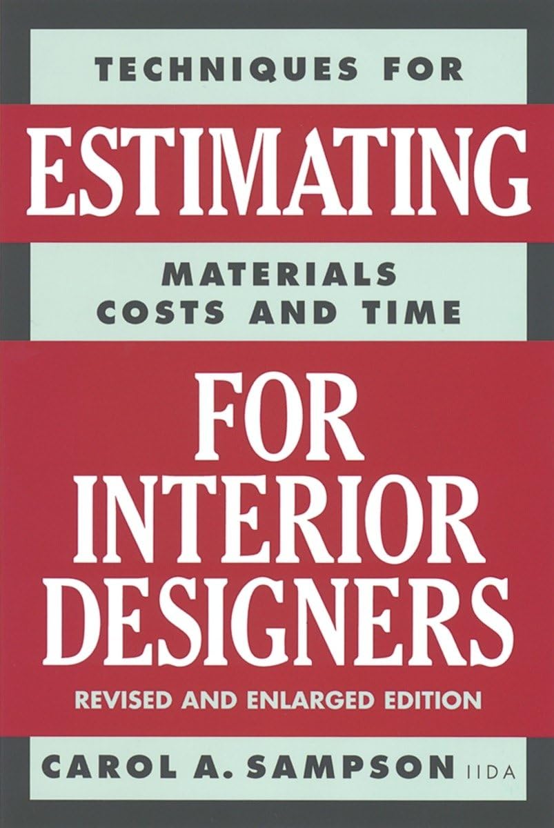 Estimating For Interior Designers Paperback – 1 May 2001