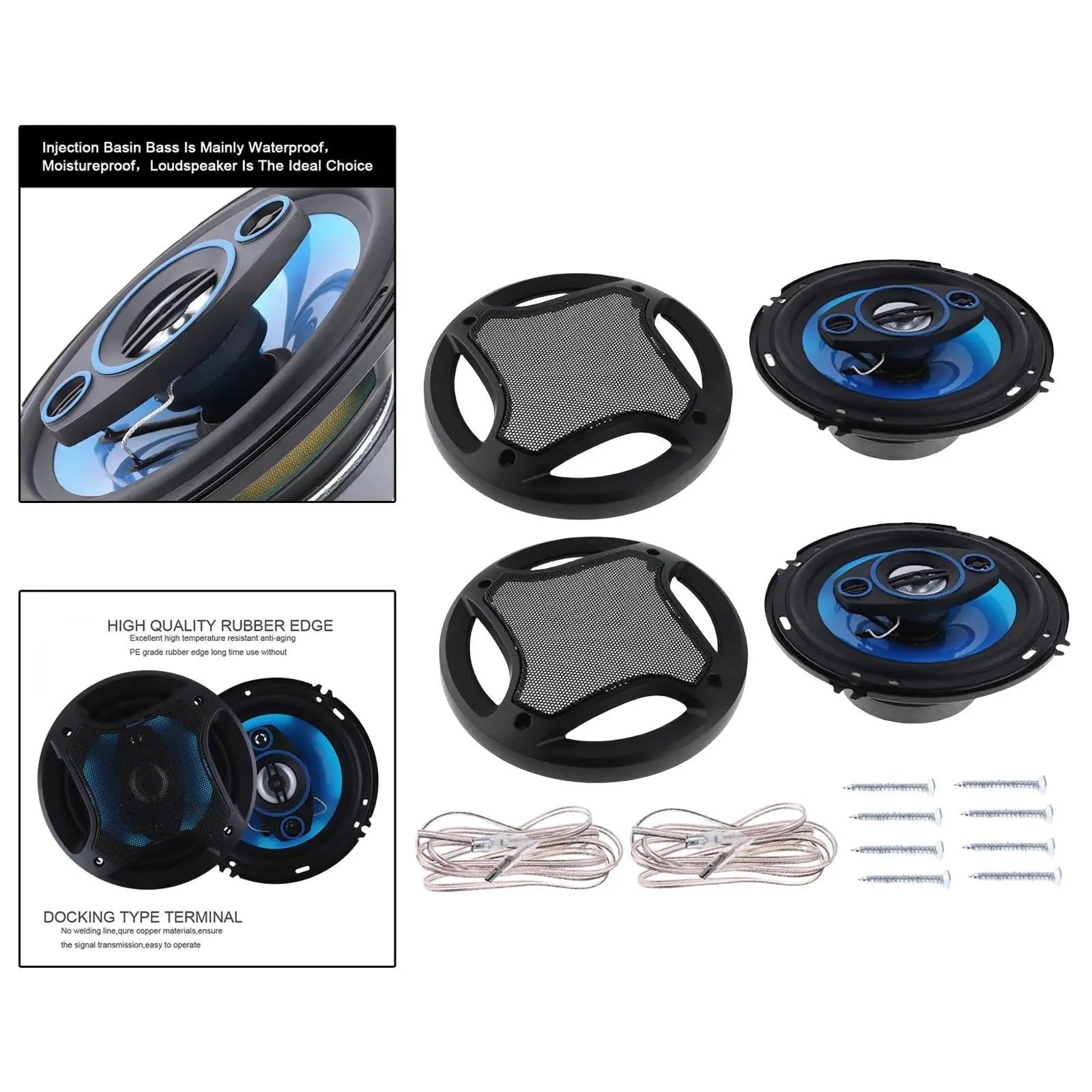 Altoparlanti coassiali da 2 pezzi Tweeter Speakers Car