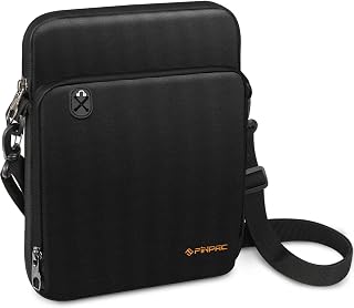 FINPAC 11 Inch Tablet Sleeve Case, Briefcase Shoulder Bag for 11" iPad Pro (2018-2022), 10.9" iPad 10th Gen (2022), 10.9" iPad Air 5/4 (2022/2020), 10.2" iPad, Surface Go 3/2, Galaxy Tab, Black