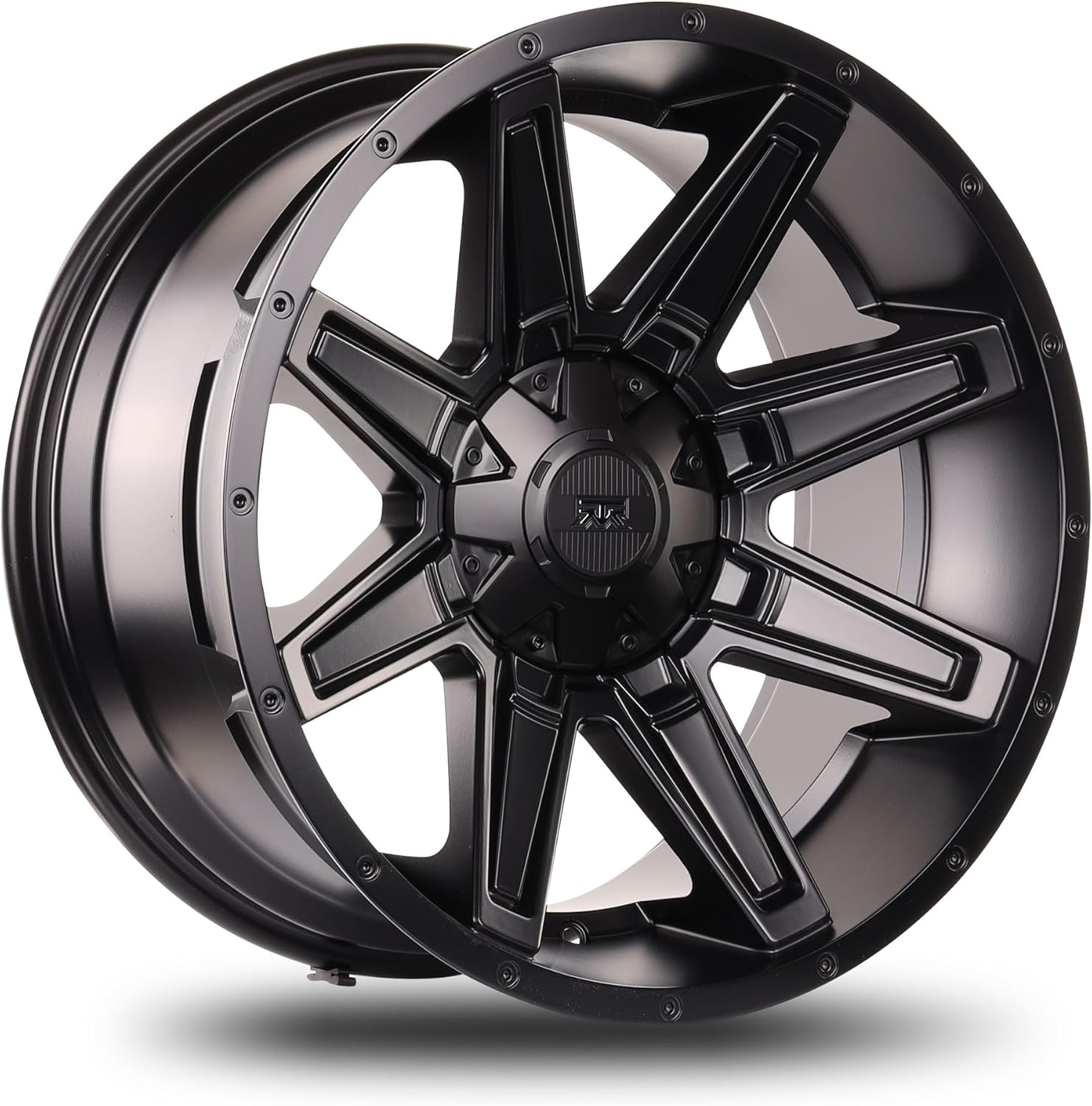 20x10 Mudder Trucker MT404 Deviant Black 6x135 6x139.7 6x5.5 ET-19 Wheel