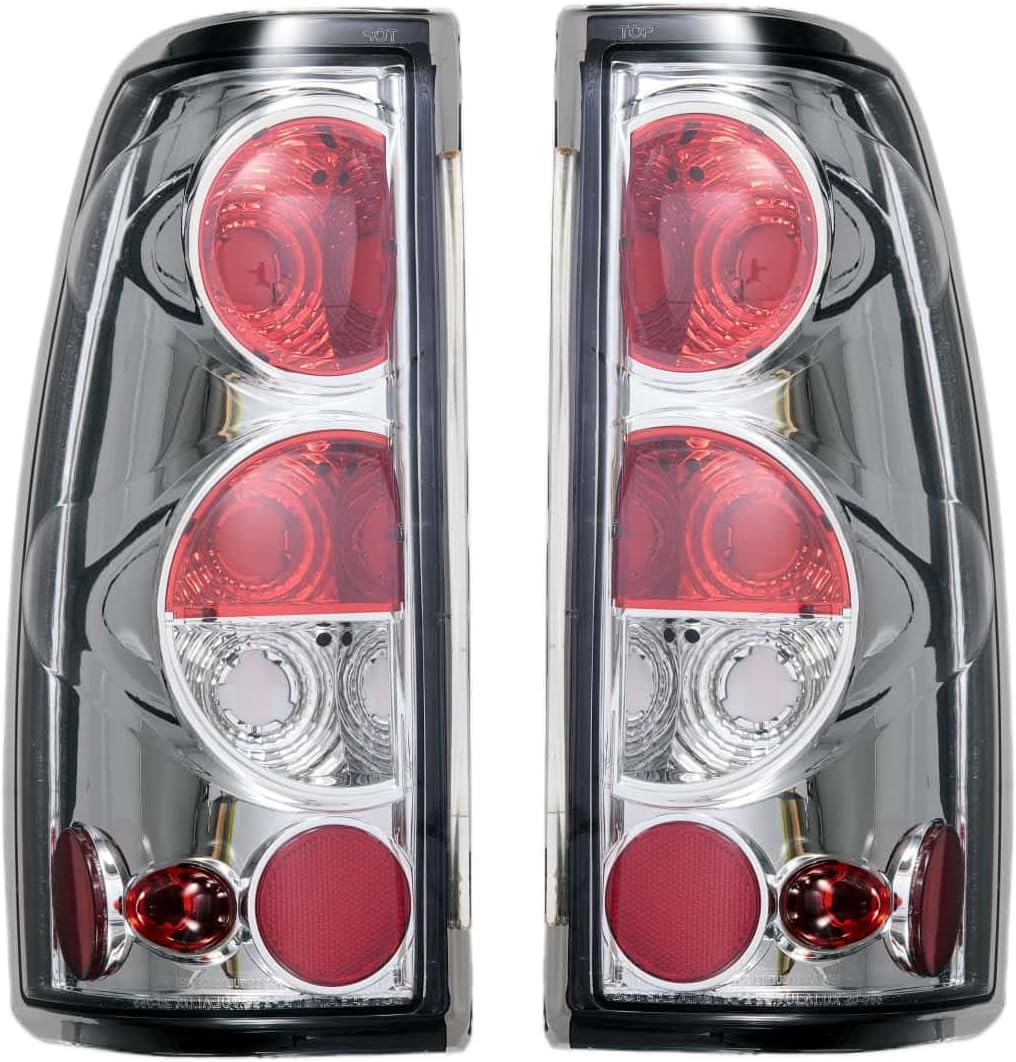 Tail Lights Fit For 1999-2006 Chevy Silverado; 1999-2006 GMC Sierra 1500 2500; 2001-2006 Chevy Silverado&GMC Sierra 1500HD 2500HD 3500; 2007 Silverado&Sierra 1500 1500HD 2500HD 3500 Classic
