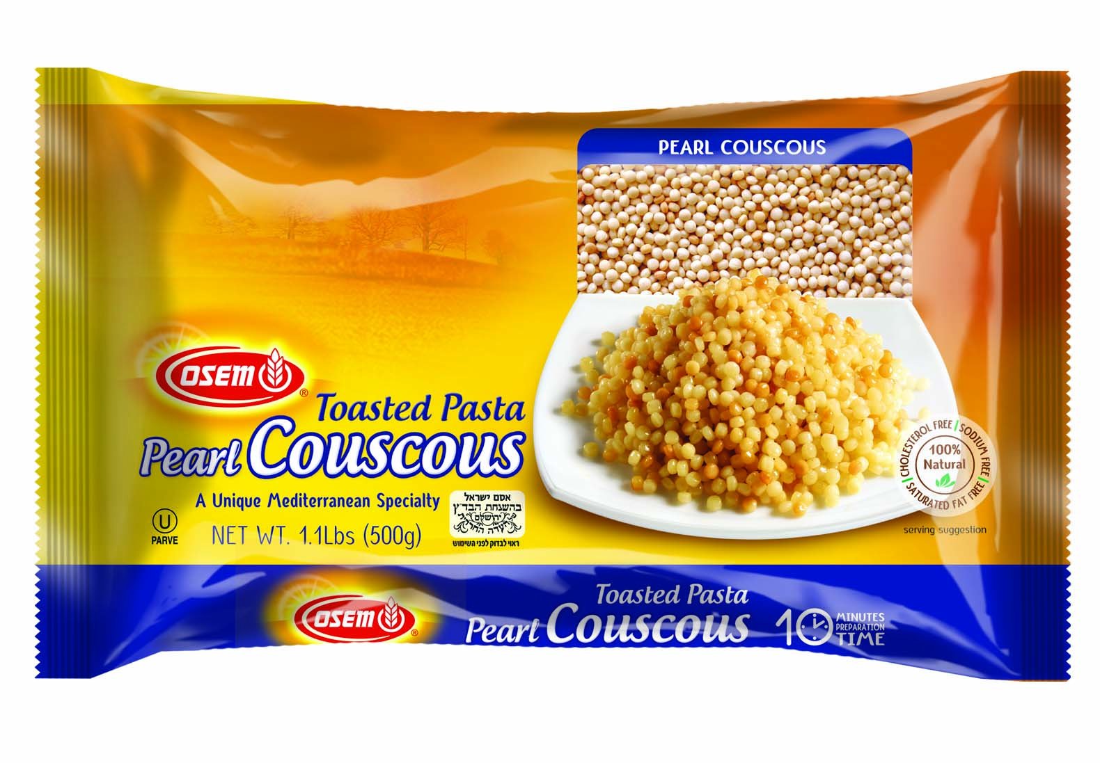 Osem Israeli Couscous, 17.6 Ounce (Pack of 12)
