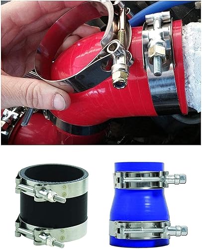 Vista 46 de Abrazaderas de acero inoxidable con perno en T, abrazaderas de tubo turbo para manguera de 1.75 pulgadas (10 piezas de 2.008-2.323 in)