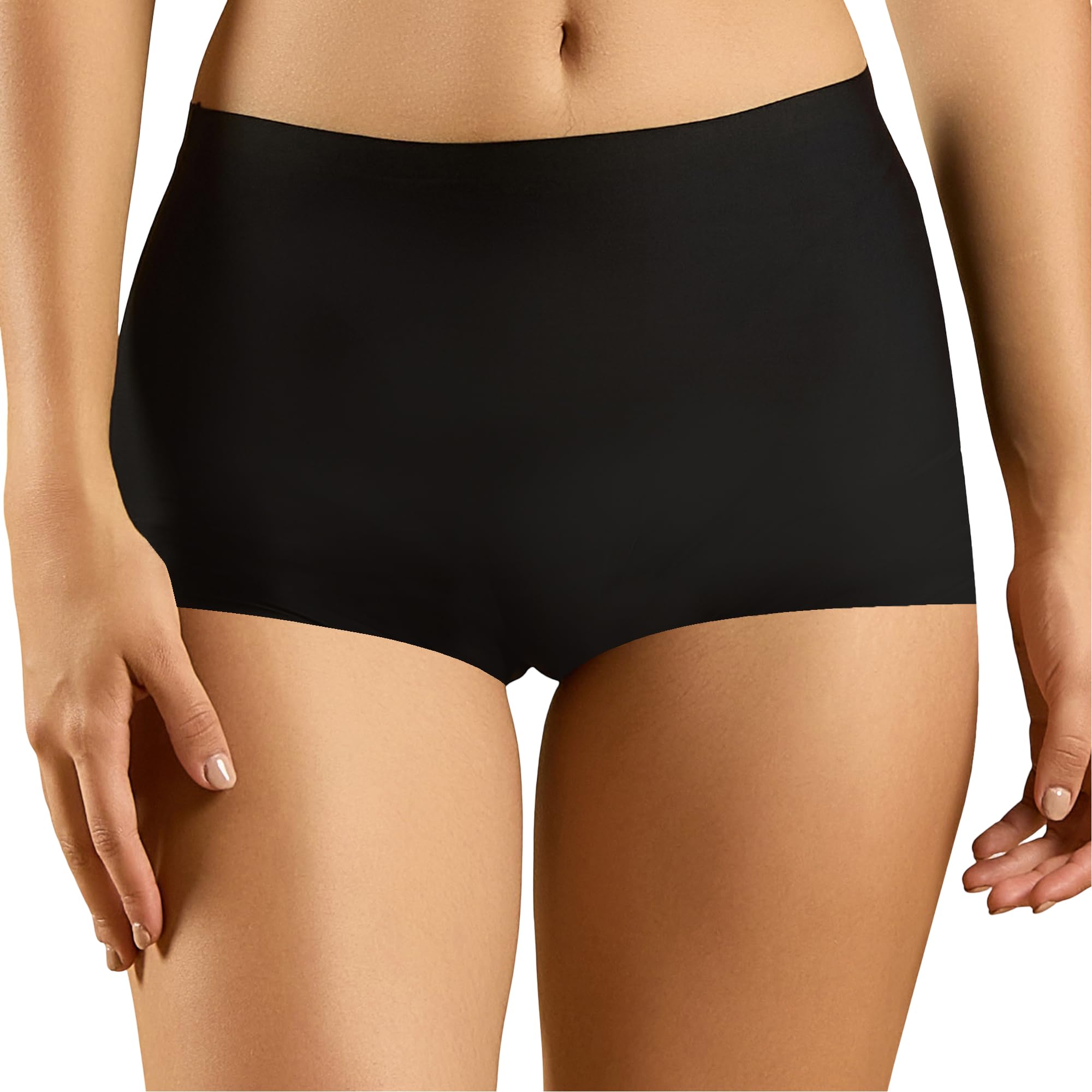 soie Women Seamless Mid Waist Full Coverage Lace Brief-picture-16