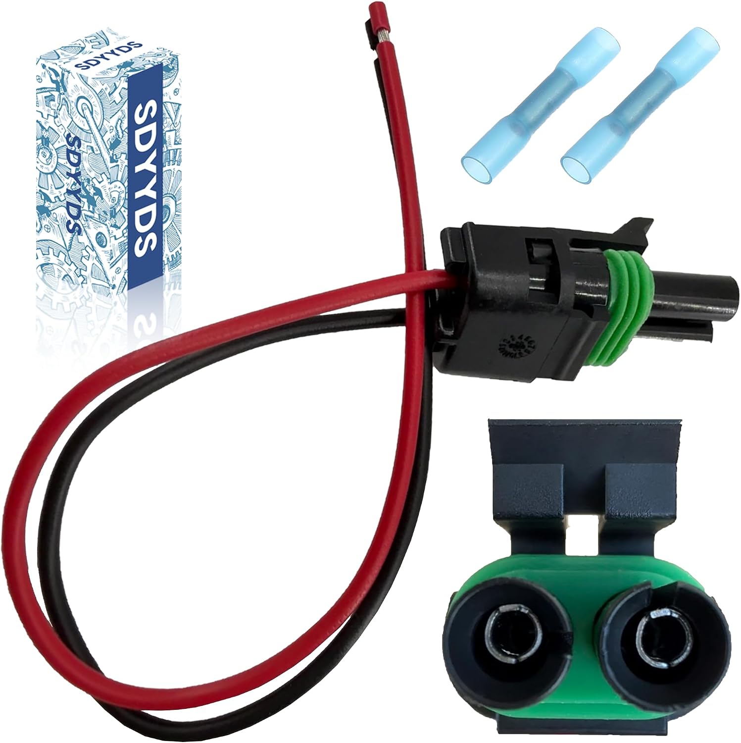 Connector - Fuel Pump & A/C Compressor for Chevrolet GMC Buick Cadillac Oldsmobile Peterbilt 21023230, 21023538, S-751