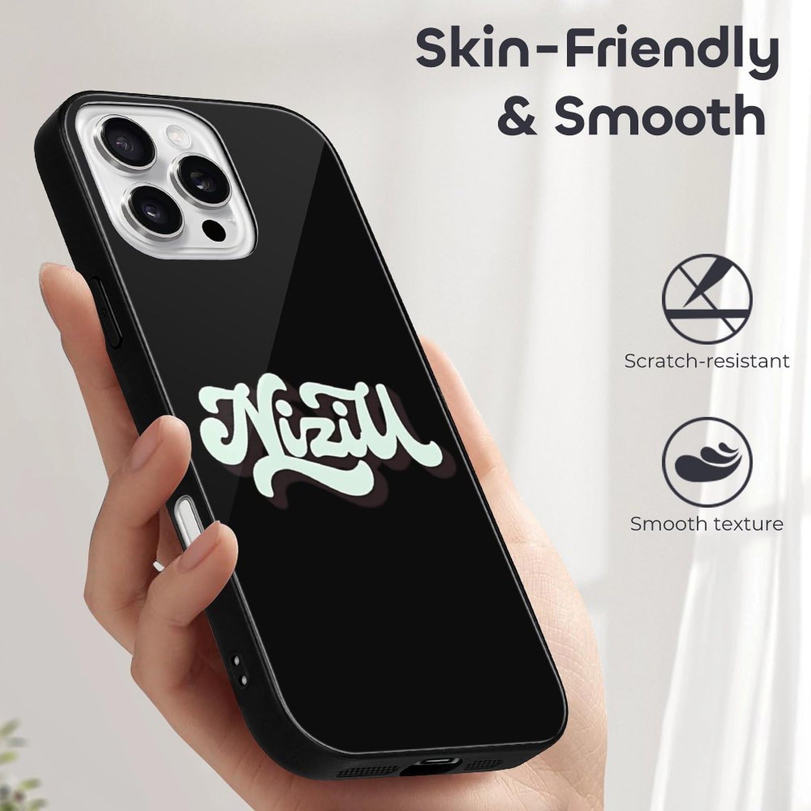 Amazon.co.jp: Niziu ニジュー iPhone 16pro ガラス保護ケース iPhone