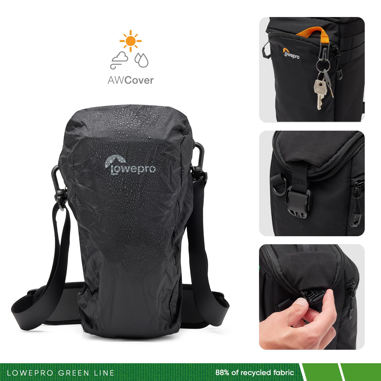 Amazon.com: Lowepro ProTactic TLZ 70 Slim AW III Toploader Camera 