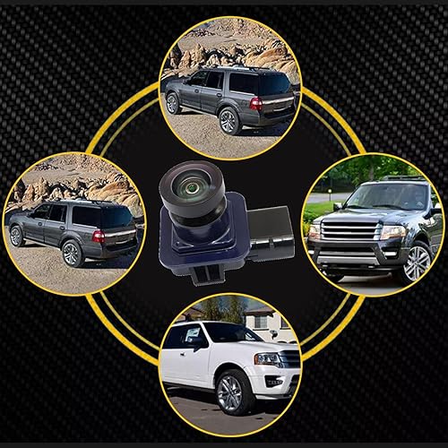 Miniatura 6 de GXARTS Cámara de respaldo de visión trasera, cámaras de seguridad de ayuda de embalaje, cámara de respaldo compatible con Ford Expedition 2015 2016