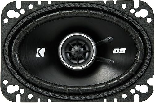Miniatura 2 de KICKER Altavoces de 4 x 6 pulgadas para Jeep Wrangler 1997-2006 Kit de actualización - Par de series DS con adaptadores y arnés, altavoz delantero