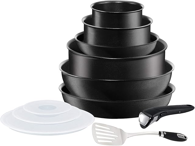 SEB Clipso Essential 11 Pieces Black