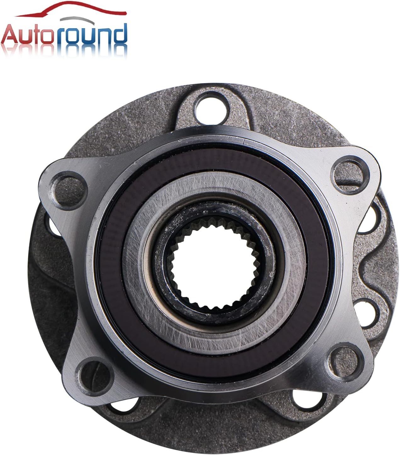 Autoround 513348 Front Wheel Hub and Bearing Assembly Replacement for 2013-2016 Dodge Dart, 2015-2017 Chrysler 200 w/ABS
