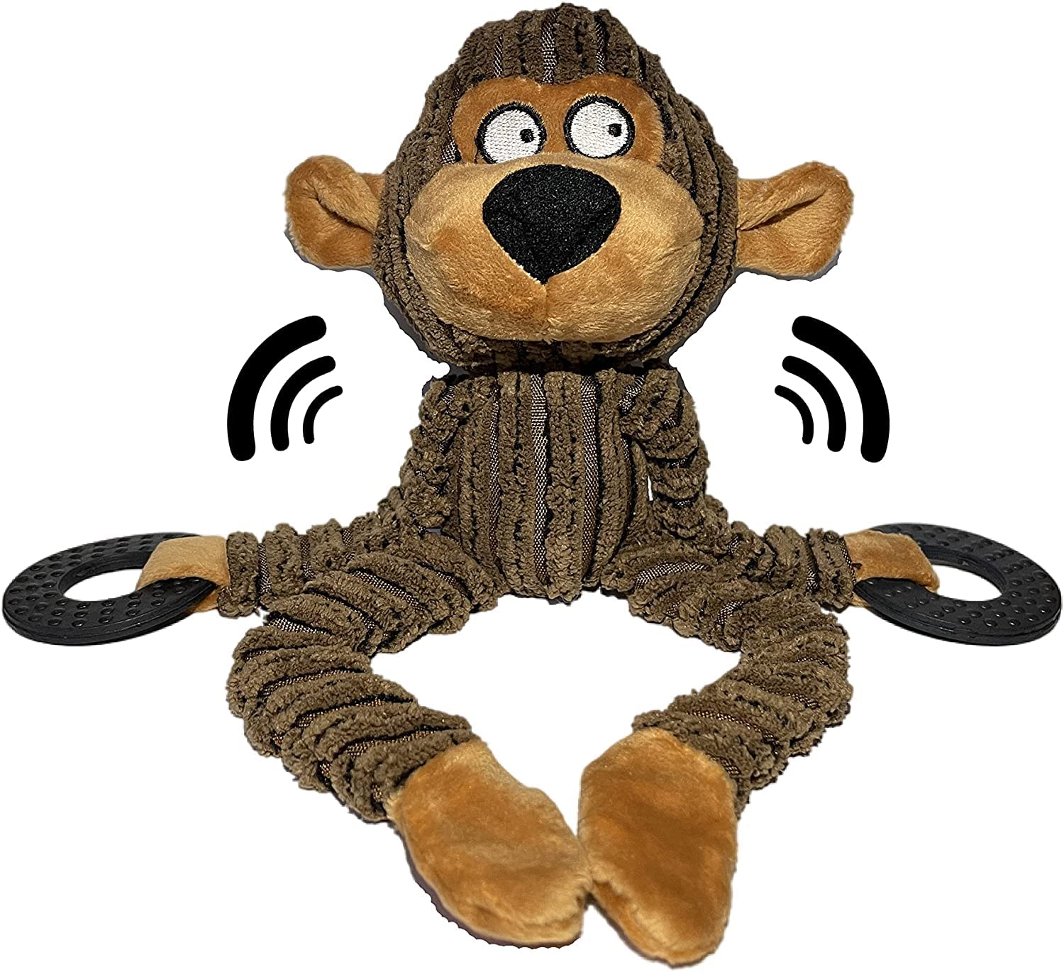 KUTKUT Stuffed Dog Toys for Puppies Squeaky Toy Funny Interactive Monkey Dog Toy for Small Medium Dogs (B091FPQKS7) Amazon Price History, Amazon Price Tracker