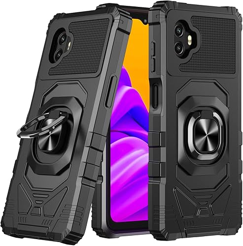 Miniatura 6 de Funda para Samsung Galaxy Xcover6 Pro, X cover 6 Pro con protector de pantalla, soporte de anillo para montaje magnético de automóvil, cubierta