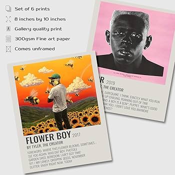 Tyler The Creator ポスター タイラー・ザ・クリエイターを描いたアートポスター「Tyler, The