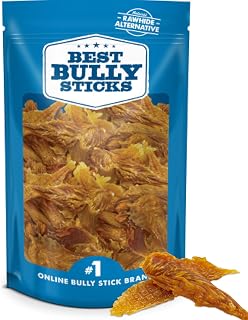 Best Bully Sticks Chicken Fillets, All-Natural Jerky Dog Treats - 24 oz (Pack of 1) Bag of Premium Chicken Strips for Dogs - High-Protein, Limited Ingredient Jerky Treats