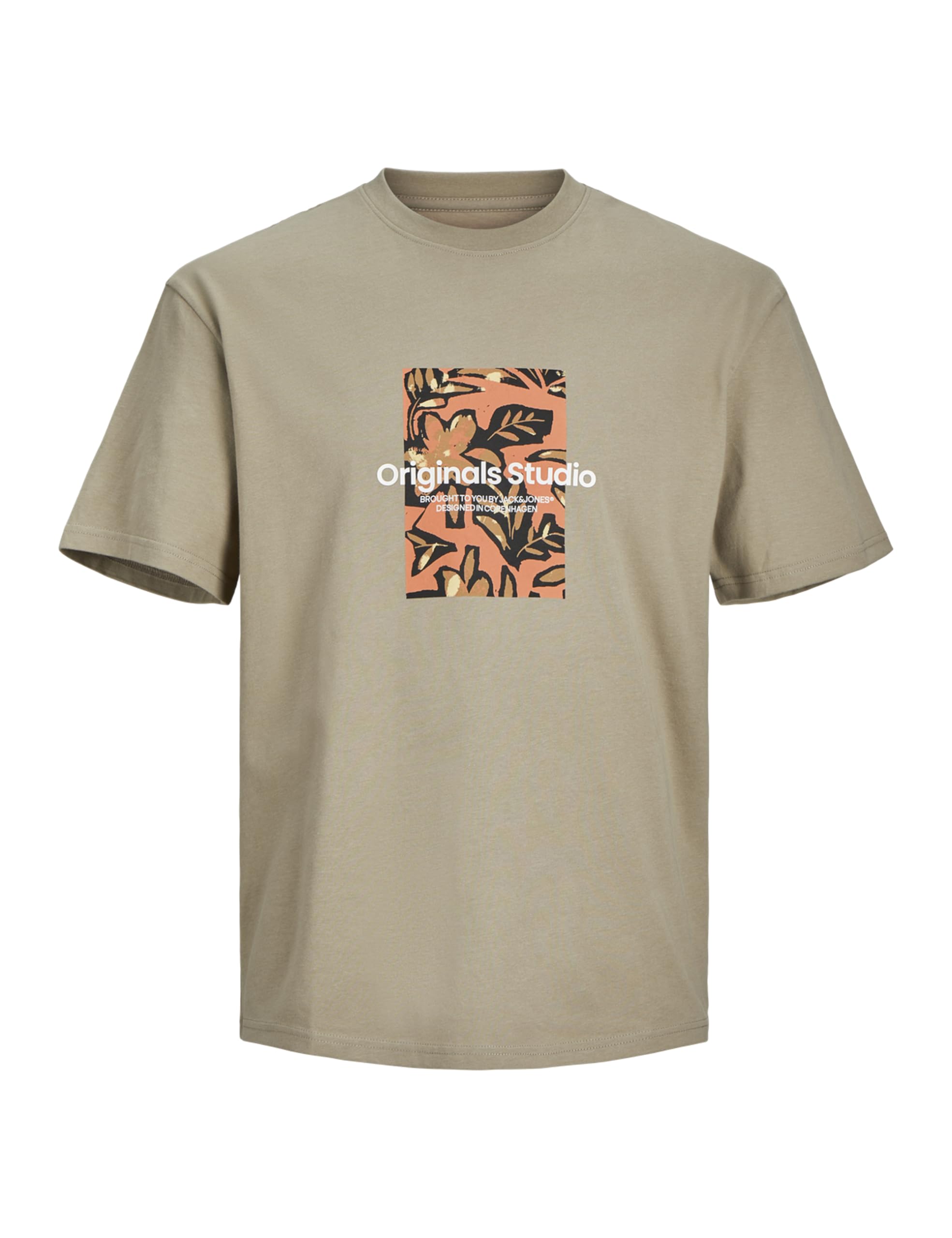 Jack & Jones Jorsequoia Tee SS Crew Neck, Silver Sage, S