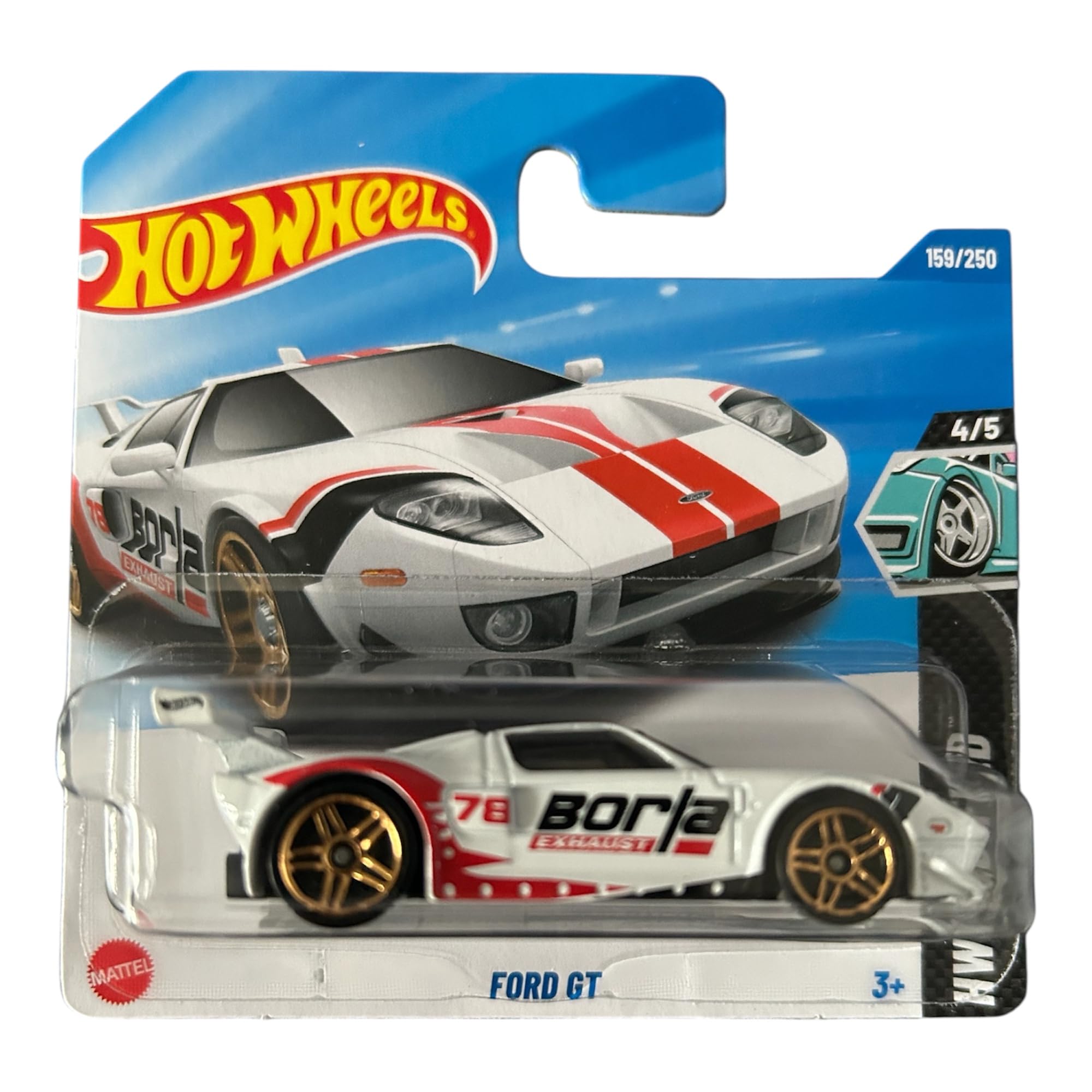 Hot Wheels 1:64 Scale Play or Display Vehicle Car Collection Kids Gift 2025 Model Choose 1 Car (HYY92, 159/250 Ford GT)