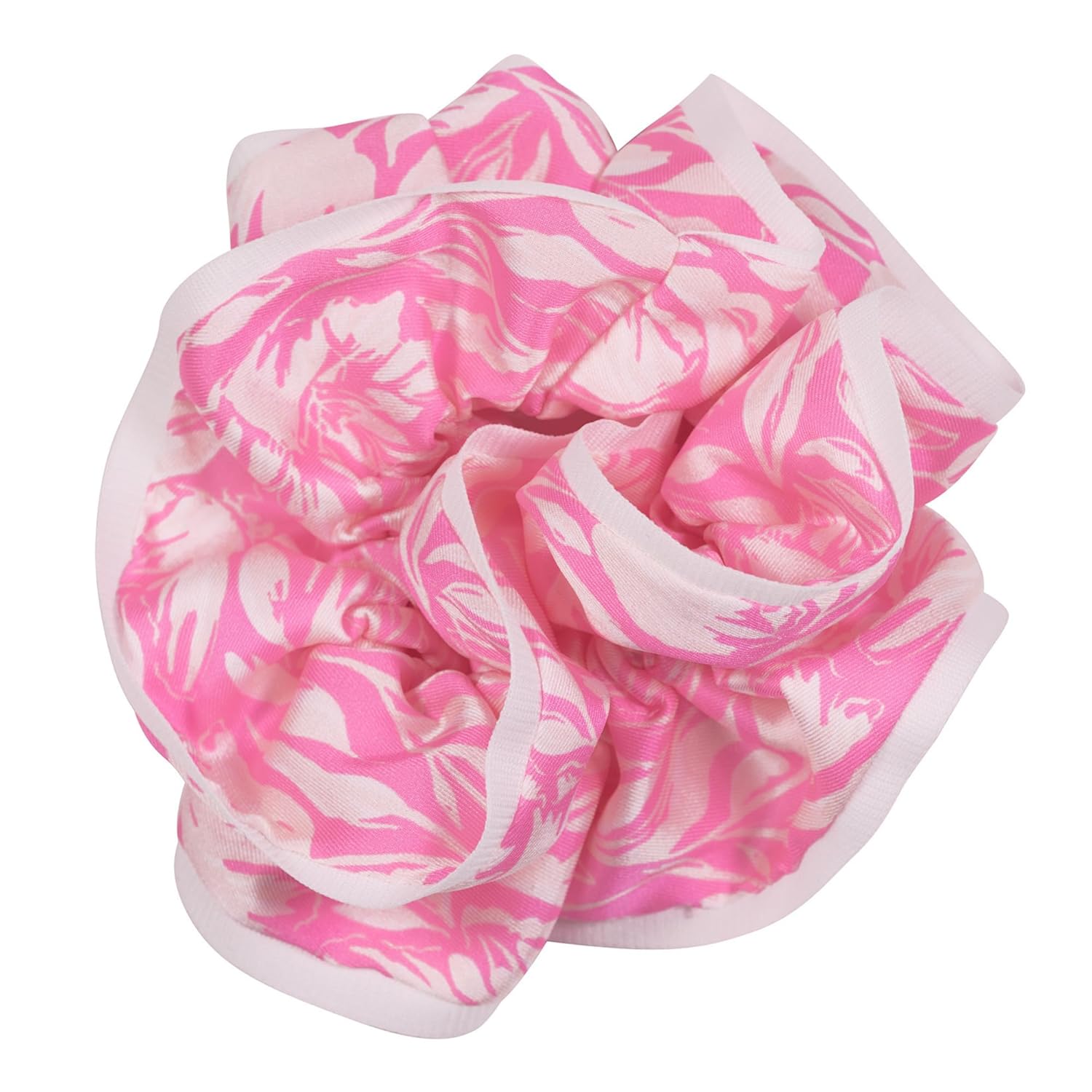 Lilly Pulitzer Hair Scrunchies for Thin or Thick Hair, Cute Ruffled Hair Ties for Women, Set of 2, Assorted