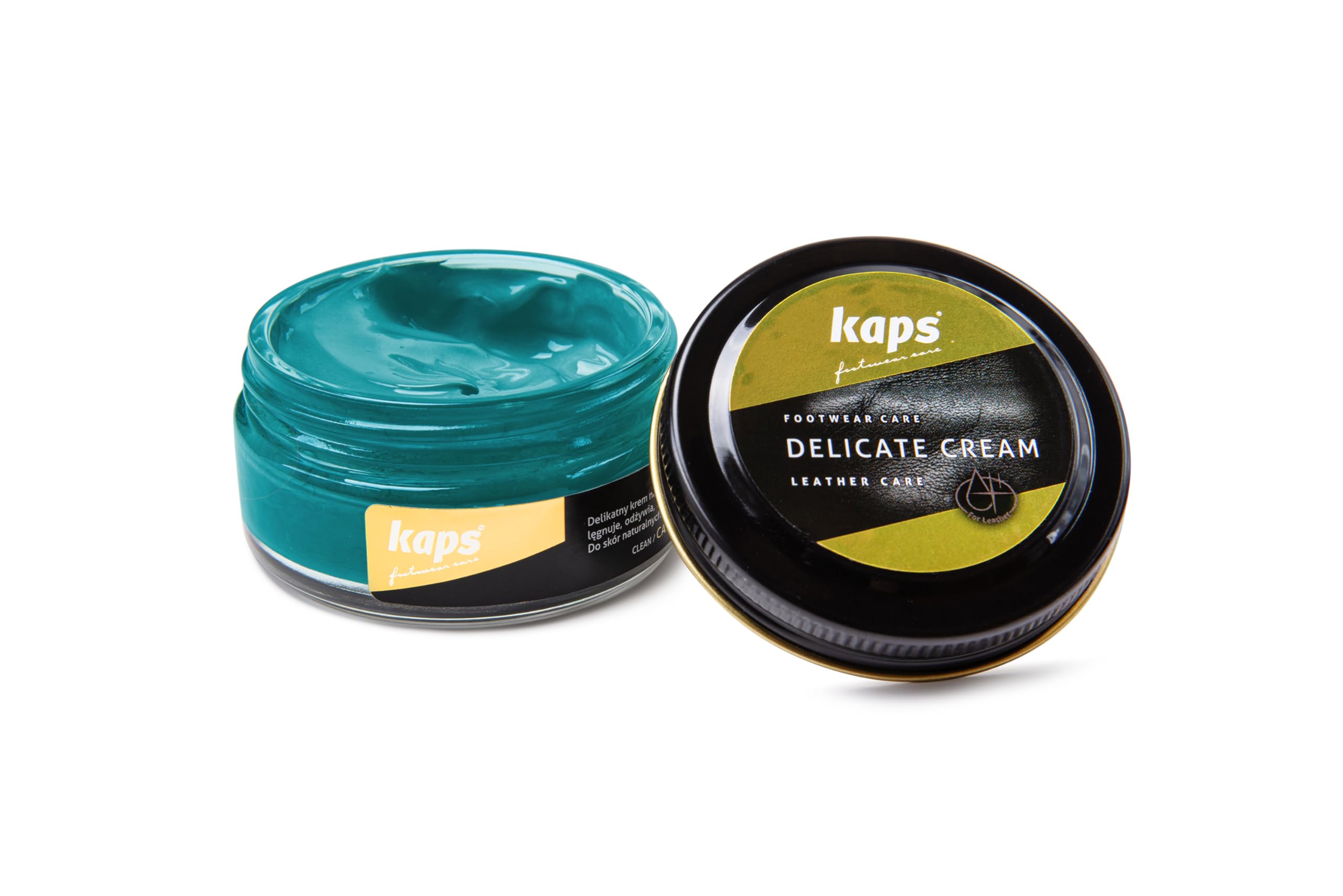 Kaps Leather Shoe Cream - Shoe Care Polish and Colour Conditioner | Refreshes Appearance | For Boots, Handbags, Furniture | Intensive Leather Care and Nourishing | 70 + Shades 50ml — view 12