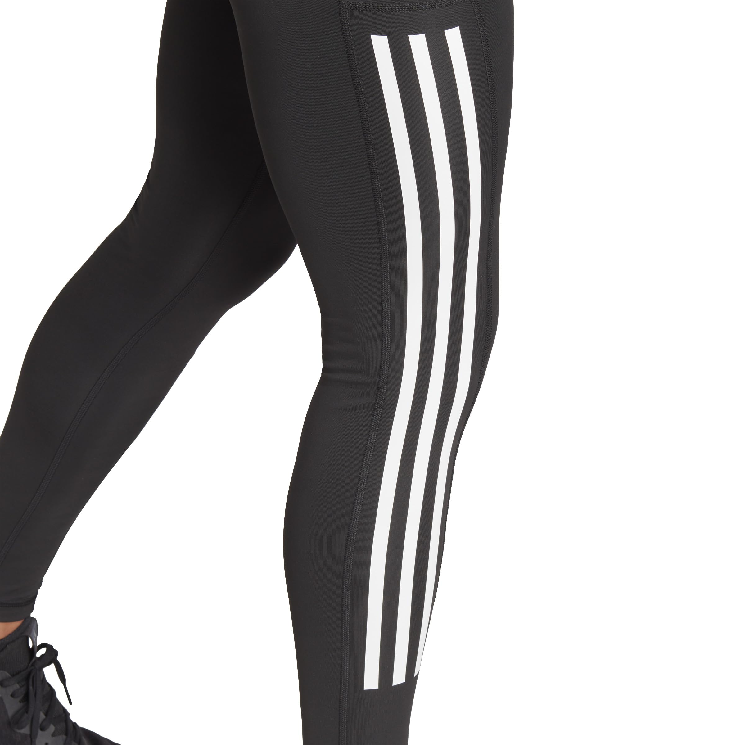adidas - Optime 3-Stripes Full Length Leggings, Calzamaglia Donna